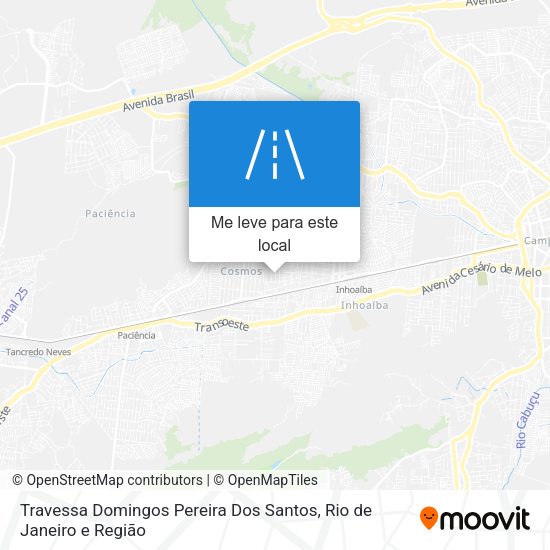 Travessa Domingos Pereira Dos Santos mapa
