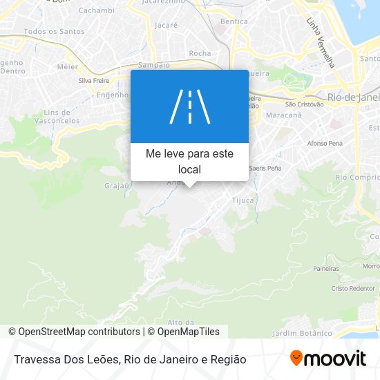 Travessa Dos Leões mapa