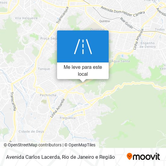Avenida Carlos Lacerda mapa