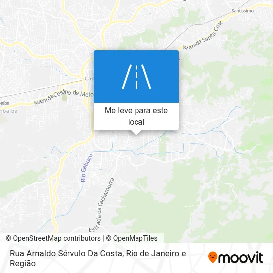 Rua Arnaldo Sérvulo Da Costa mapa
