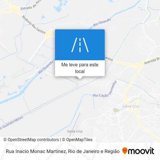 Rua Inacio Monac Martinez mapa