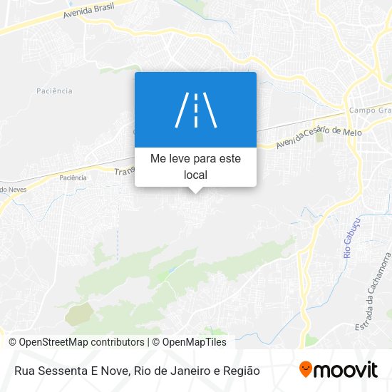 Rua Sessenta E Nove mapa