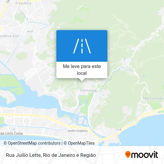 Rua Juilio Lette mapa