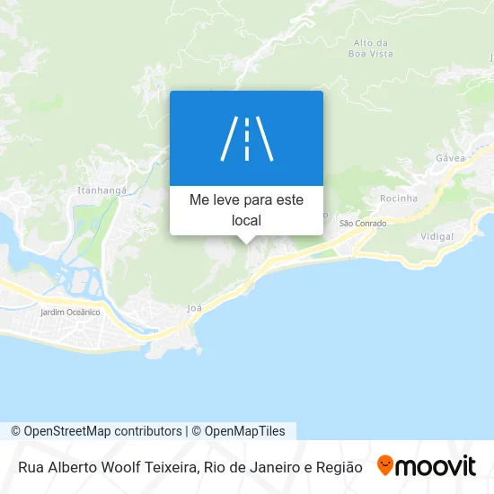 Rua Alberto Woolf Teixeira mapa