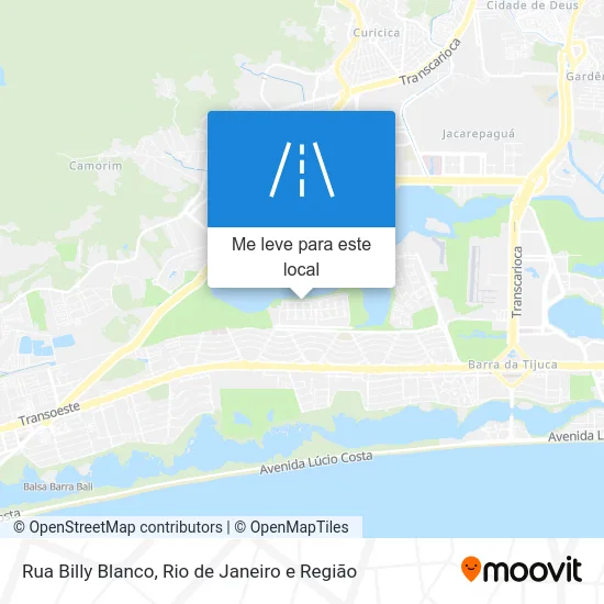 Rua Billy Blanco mapa