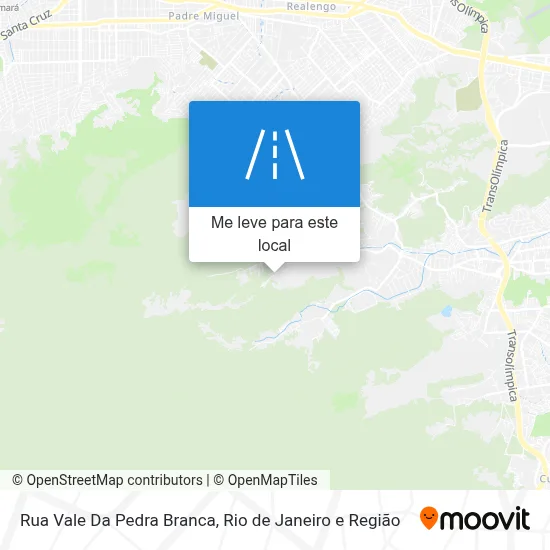 Rua Vale Da Pedra Branca mapa