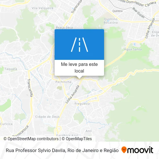 Rua Professor Sylvio Davila mapa