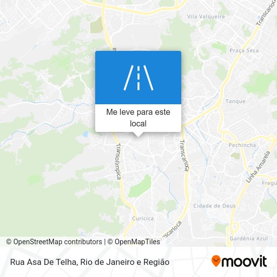 Rua Asa De Telha mapa