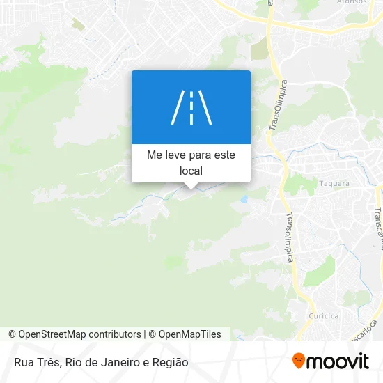 Rua Três mapa