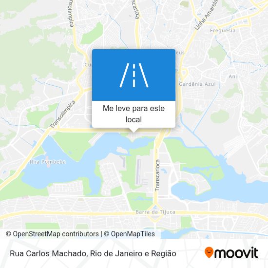 Rua Carlos Machado mapa