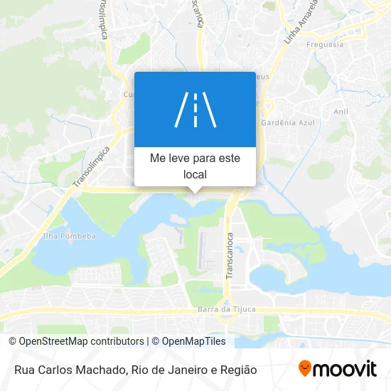 Rua Carlos Machado mapa