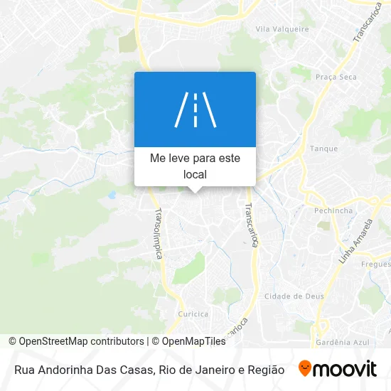 Rua Andorinha Das Casas mapa