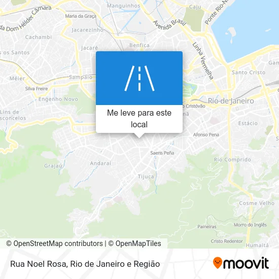 Rua Noel Rosa mapa