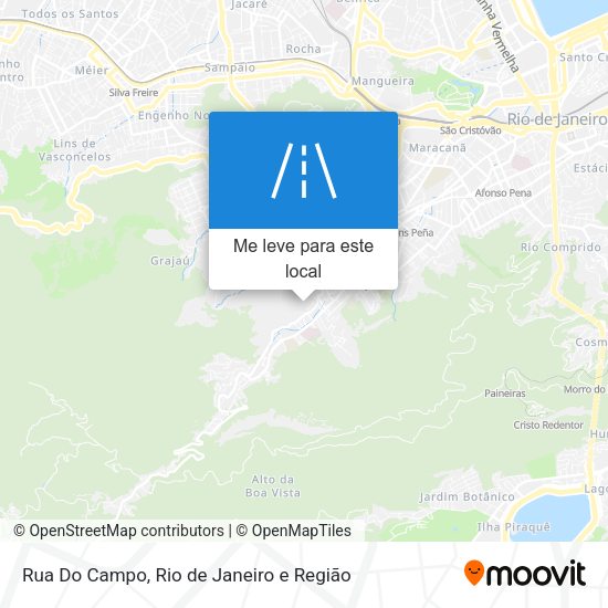 Rua Do Campo mapa