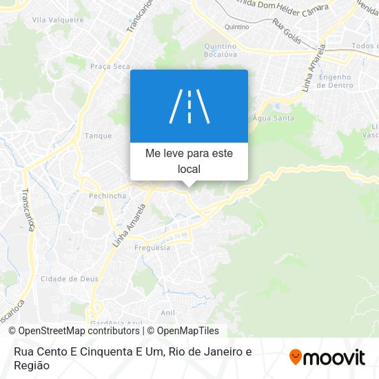 Rua Cento E Cinquenta E Um mapa