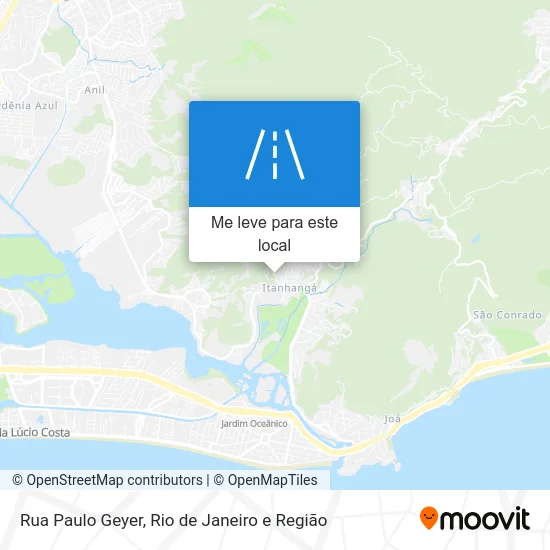 Rua Paulo Geyer mapa
