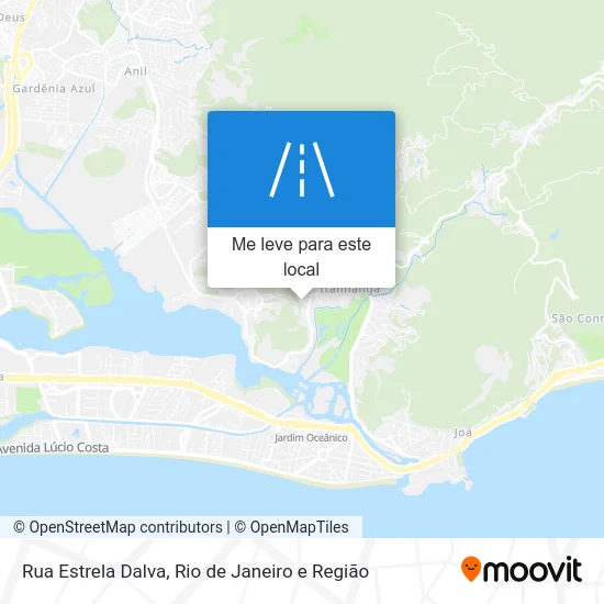 Rua Estrela Dalva mapa