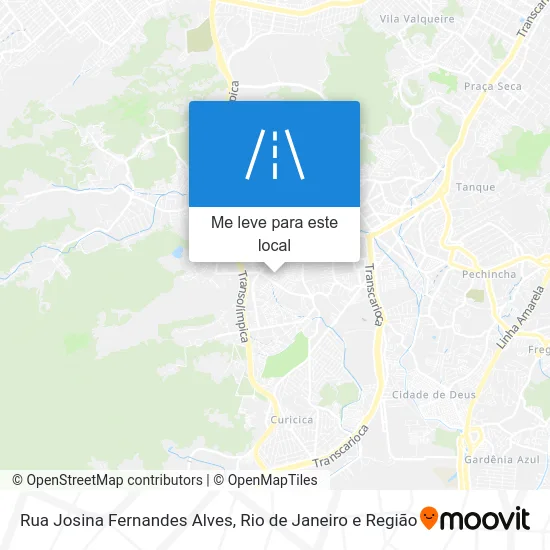 Rua Josina Fernandes Alves mapa