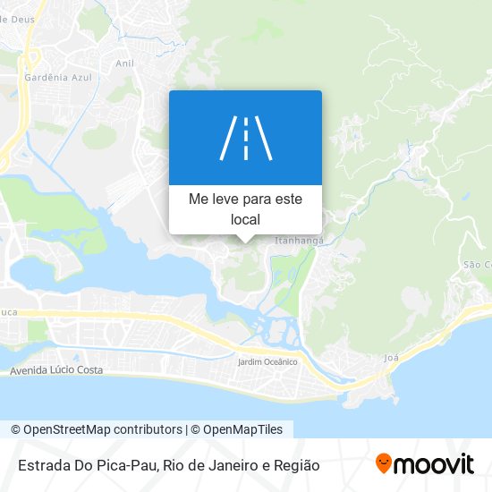 Estrada Do Pica-Pau mapa