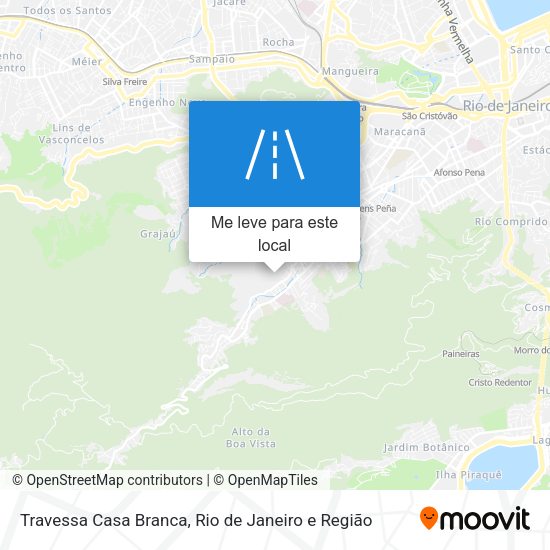 Travessa Casa Branca mapa