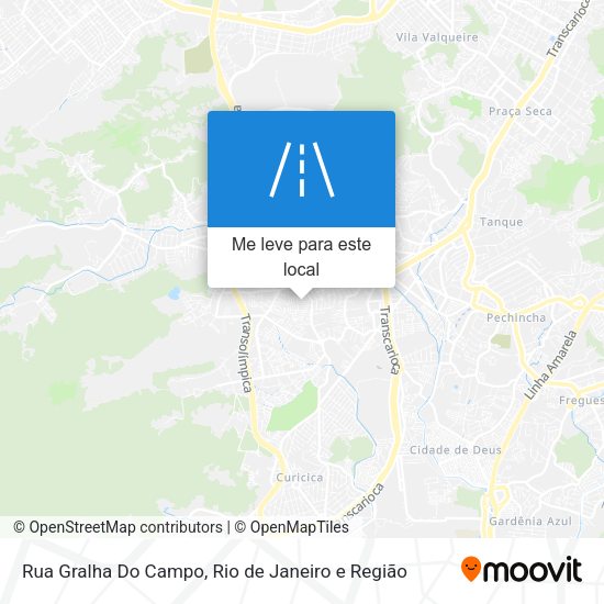 Rua Gralha Do Campo mapa