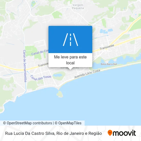 Rua Lucia Da Castro Silva mapa