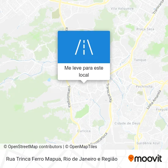 Rua Trinca Ferro Mapua mapa