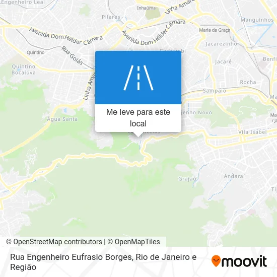 Rua Engenheiro Eufraslo Borges mapa