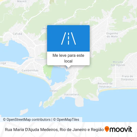 Rua Maria D'Ajuda Medeiros mapa
