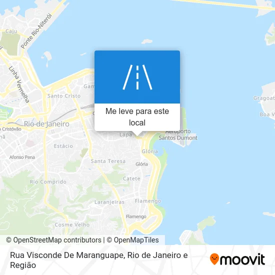 Rua Visconde De Maranguape mapa