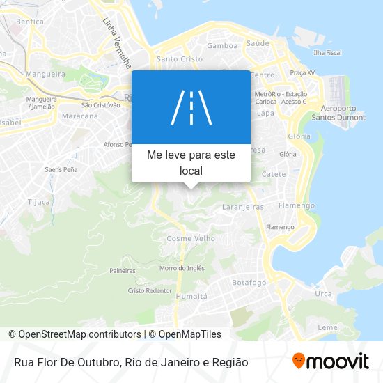 Rua Flor De Outubro mapa