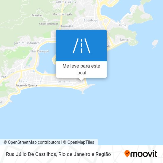 Rua Júlio De Castilhos mapa
