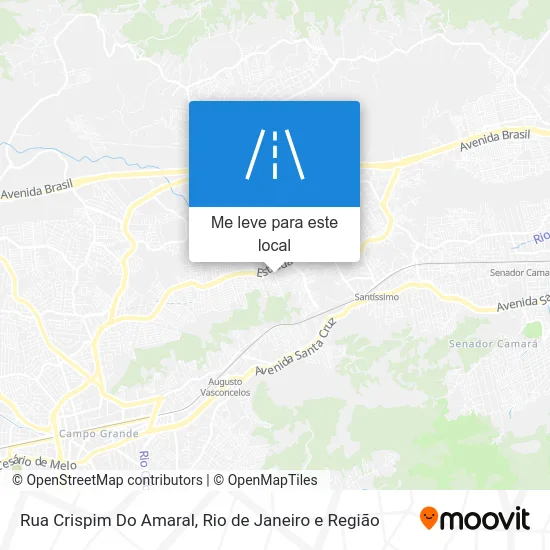Rua Crispim Do Amaral mapa