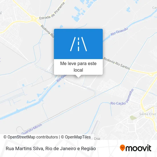 Rua Martins Silva mapa
