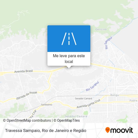 Travessa Sampaio mapa