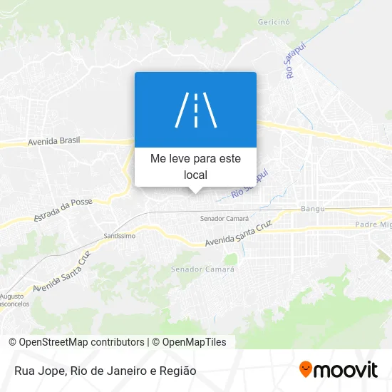 Rua Jope mapa