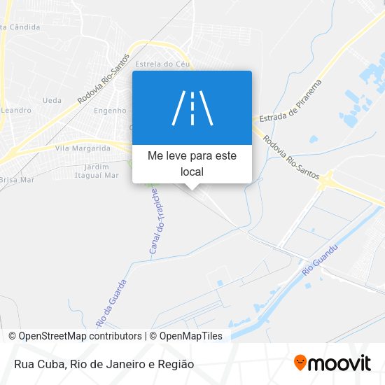 Rua Cuba mapa