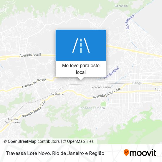 Travessa Lote Novo mapa