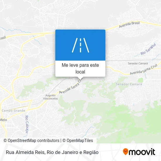 Rua Almeida Reis mapa