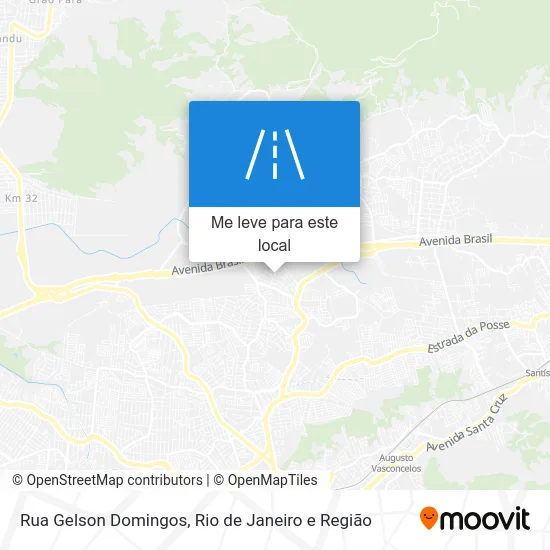 Rua Gelson Domingos mapa
