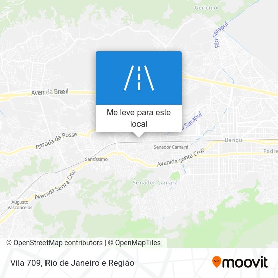Vila 709 mapa