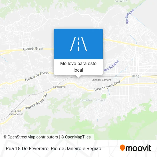 Rua 18 De Fevereiro mapa