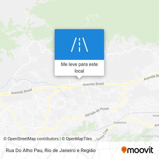 Rua Do Alho Pau mapa