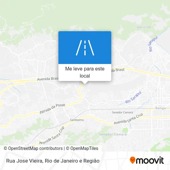 Rua Jose Vieira mapa