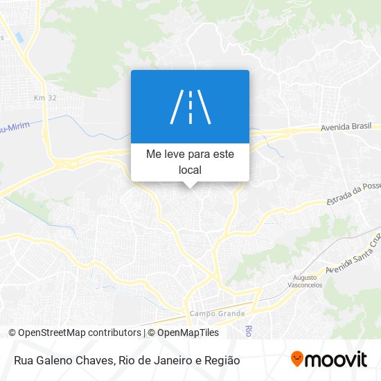 Rua Galeno Chaves mapa