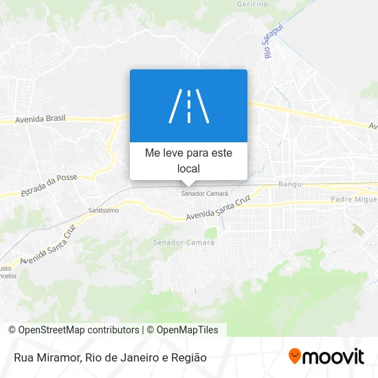 Rua Miramor mapa