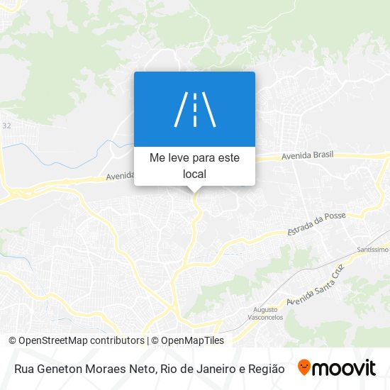 Rua Geneton Moraes Neto mapa