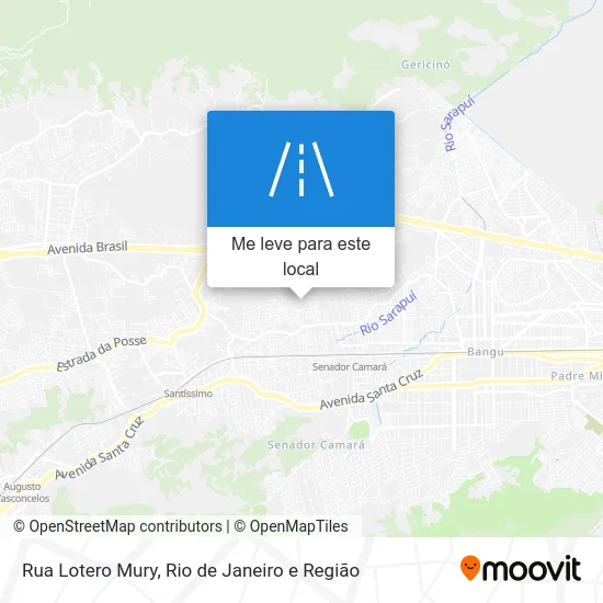Rua Lotero Mury mapa