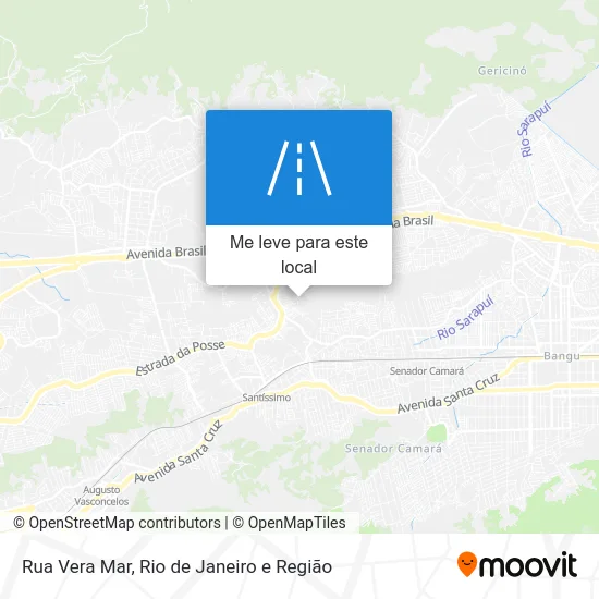 Rua Vera Mar mapa