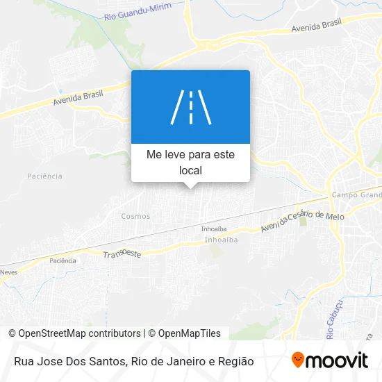 Rua Jose Dos Santos mapa